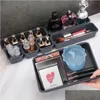 Ящики для хранения 8 шт. Домохозяйства DER Организаторы Dust Pround Desk Staintery Box Women Organizer Makeup для кухни ванная комната DHL7G