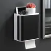 Держатели туалетной бумаги водонепроницаемое держатель на стене монтируемой настенный дозатор для тканевой коробки для домашнего рулона
