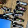 アルミニウム合金Unbreakable Smoke Metal Pipe Portable Creative Creative Creative Disause Spike Pipes Bowl Anodized Herb Tobacco Pipes