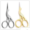 Scissors Crane Scissors Cutter Embroidery Stainless Steel Vintage Style Embroidered Nose Hair Hand Tools 115Mm 6 44Xhe1 Drop Deliver Dhrsl