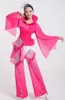 Stage Wear Women Yangko Dance Disfraz Oriental Fan Clothing para mujer en el año Ropa paraguas 89