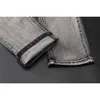 Heren jeans 2021ss winter herfst heren grijze tassen designer merk beroemde slanke poten broek heren elastische zwarte vrijdag hoogwaardige broeken gewassen casualhx25