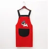 Aprons Couple Cute Dog Waterproof And Oilproof Apron Kitchen Men and Women Adult Gowns 221203