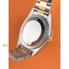 Herrklocka V5 42mm Automatiska Mekaniska Klockor Ref.326933 Sky Inner Ring Work Asia Movement 18k Guld Tvåfärgad stålrem Luminous Classic Armbandsur