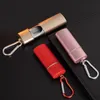 Mini Colorful Metal Alloy Portable Pocket Keychains Ashtray Tobacco Cigarette Holder Soot Seal Extinguish Smoking Container Case Telescoping Ashtrays DHL