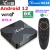 X98H Akıllı Android 12 TV Kutusu Allwinner H618 3D 4K BT5.0 WiFi 2.4G5.8g set üstü kutu 4GB 32GB Çok Dilli Medya Oynatısı