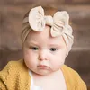 UPDATE Bowknot headband Solid color Bowknot headband Baby knot hair bands Hood headwraps cuff Child