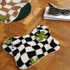 Carpet Plaid Irregular Kitchen Rugs Soft Fluffy Tufting NonSlip Abosrbent Bathroom Floor Mat Bedroom Toilet Door 221205