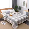 Blanket Soft Summer Cotton Quilts Child Infant Home Bed Blanket Comforter Travel Plaid born Swaddle 221203