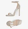 Elegant märke Alva Sandaler Skor Dam Strappy Pumps Hög stilettklack Aftonklänning Lady Gladiator Sandalias EU35-43