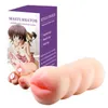 Sex Toy Masturbator vuxna 4d leksaker för män realistiska djup hals manlig silikon konstgjord vagina mun anal erotiska muntliga flygplan koppar