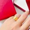 Love ring 11 MM 18K will never fade wedding ring luxury brand official reproductions With counter box couple rings Premium gift 001