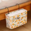 Storage Boxes Side Mesh Pocket Cotton Linen Daily Use Over Door Closet Bag For Living Room