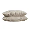 Pillow Case 100% Linen case for Bed Solid Color Cover 50x75 cm Cushion Envelope Comfortable Home Decor 221205