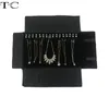 Jewelry Stand Necklace Storage Bag Nylon Roll Organizer Velvet Bracelet Carrying Display Holder Business Pouch 221205