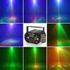 RGB Mini DJ Disco Laser Lighting Projector USB LED UV Sound Strobe Stage Эффект Свадебная Рождественская праздничная вечеринка лампа