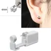 2Pcs/set Disposable Sterile Ear Nose Piercing Gun Kit Unit Safety Portable Self Ear Nose Pierce Tool with Studs Jewelry