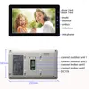 Video Door Phones 9 Inch Wired Intercom For Home Phone Doorbell System LCD Indoor Monitor IR Camera Support Unlock