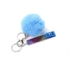 Party Gunst Mooie Acryl Card Grabber Keychain Women ATM Bank Contactloze gereedschappen Key Ring Pompon voor lange nagel 6qy Q2 Drop Delivery DHDV2