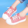 Atletische schoenen kinderen jongens meisjes gele witte jazz hiphop dance canvas sport voor grote kinderen school sneakers casual 2022