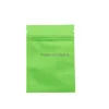 Packing Bags 710Cm Colored Frosted Reclosable Aluminum Foil Zipper Packing Bag Mylar Zip Lock Pouch Food Storage 200Pcslot7667026 Dr Dhibm