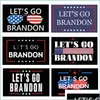 Bandiere Banner 2024 Let's Go Brandon Trump Bandiera elettorale Bandiere presidenziali a doppia faccia 150X90 cm 5202 Q2 Consegna a domicilio Giardino domestico Fes Dhpfj