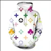 Men's oversized Sweatshirt Hoodies Women's Pullover hoody Top Autumn Designer mens 3D digital printed flowers Asian Size 4XL5XL6XL for couple