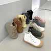 Sneakers Children Casual Shoes Unisex Classic High Top Girls Canvas Student Lace up for Boys Kids Child F08141 221205