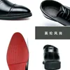 حذاء رجالي جديد موضة بلون PU كلاسيكي مجوف منحوت من الدانتيل مريح للأعمال أحذية أكسفورد غير رسمية DH912
