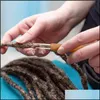Nål 3 st/set dreadlock virkning krok för hårnål verktyg flätar hantverk dread lås nålar 0,5 mm 0,75 mm 905 b3 droppleverans hem g dhcrt