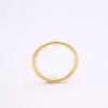 Cluster Rings Gold 999 Real 24K Yellow Ring For Women 3D Hard Polish Surface Woman's US 6