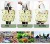 Portable Oxford Cloth Shopping Bag Storage Sturdy Portable Large Cartoon Tote Travel Grocery Reusable Foldable Washable