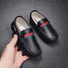 Sneakers Genuine Leather Children s Kids Dress Shoes For Boys Baby Girls Mocassins Fashion Casual Flat Slip On Mini Loafers 221205