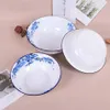 Pentole per zuppa Lavabo per ciotola in smalto vintage cinese con motivo in porcellana blu e bianco, per alimenti, frutta e verdura, contenitore per zuppa, lavabo 221203