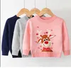 Hoodies sweatshirts kerstkleding baby jongens sweaters kinderen lange mouw peuter gebreide kinderen katoen tops jas herfst winter 221203