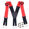 Suspenders Plus size Suspenders For Heavy duty Men Pants With 6 Strong Clips 5cm Wide Elastic Adjustable Braces With XBack Trousers Strap 221205