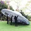 Modelos de naves espaciais infláveis gigantes para publicidade ao ar livre para decoração de tema espacial 7 m balão ufo de inflação com ventilador de ar brinquedos esportes