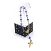 Beaded Metal Gold Cross Shell Crystal Beads Rosary Armband f￶r m￤n Kvinnor Religi￶sa smycken Drop Delivery Armband DHJDQ