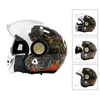 Caschi Moto Casco Integrale Veloce Four Seasons Modulare Semi Aperto Moda Motocross Racing Capacete MotoMotorcycle