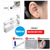 2Pcs/set Disposable Sterile Ear Nose Piercing Gun Kit Safety Portable Self Ear Nose Pierce Tool with Stud