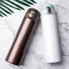 Thermoses 500ML Stainless Steel Bouncing Cover Vacuum Flask Thermos Cup Coffee Tea Milk Thermo Bottle 221203