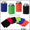 Ice Cream Tools Wholesale 330Ml Beer Cola Drink Can Holders Bag Ice Sleeves Zer Pop Koozies 12 Color Dhb282 159 G2 Drop Delivery Hom Dhxpm