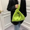 Lo stile della Corea pieghettata di grande capacità 2022 PU in pelle Designer Designer Brand Luxury Big Bocket Handbag306J
