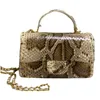 10Aレトロミラー品質デザイナーNew Ladies Leather Python 20cm Shoulder Brossbody Hand Classic Retro Flap Replica Multicolorまたは