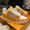 Lyxdesignskor Spring and Summer Men's Sports Yellow Emunching Calfskin Production Size36-44 MKJLWAQ00000002