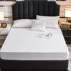 Mattress Pad Waterproof Thicken Quilting Process Fitted Sheet Bed Cover Protector 150x200 180x200 200x220 Solid Color 221205