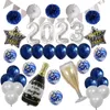Dekoracje świąteczne 1set 2023 Happy Year Duże folia balony roczne festiwal przyjęcia weselne