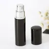 Vulfles zwarte kleur 5 ml 10 ml 15 ml lege flessen mini draagbare hervulbare parfum verstuiver spuitcontainer 5cc 10cc cosmetische flessen ondersteuning