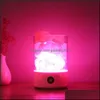 Articles de nouveauté Usef Veilleuse de charge Usb Aide au sommeil Lampes à sel de l'Himalaya Plastique Sept couleurs Lumières Augmenter la lampe à ions négatifs 30Y Dhn9G