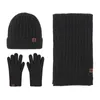 Home Accessoire Popular Hat Glove Scarf Autumn en Winter Alpaca wollen handschoenen sjaals en hoeden driedelige touchscreen pluche dikker 3 stks/set